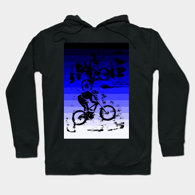 mtb downhill Hoodie by rickylabellevie